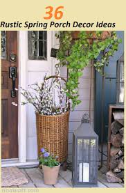 From furniture to home accents and storage ideas, there are over a hundred projects to choose from. 30 Rustic Spring Porch Decor Ideas To Help You Get Your Outdoor Space Ready For Spring Rina Watt Blogger Home Decor Diy And Recipes