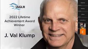 2022 IAGLR Lifetime Achievement Award, presented to J. Val Klump
