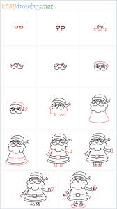 It seems a little strange that we start to draw first the arms and then the body — in this way it's simpler. How To Draw Santa Claus Step By Step 14 Easy Phase Video