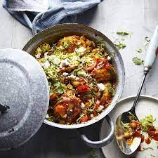Joe Wicks Chicken Tagine With Spiced Brussels Feta Is A New Take On Classic Christmas Flavours And Its Super Healthy An Chicken Tagine Tagine Recipes Recipes