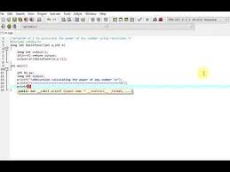 Program In C To Calculate The Power Of Any Number Using Recursion Power Calculator Programming