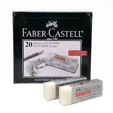 Lusin Penghapus Pensil Faber Castell Dust Free Kecil Murah Shopee Indonesia
