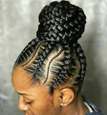 Starting on one side, use a brush and gel to slick down your hair and then start lace braiding from the scalp, only picking up hair from the side of the. Pin On Black Girls Hairstyles
