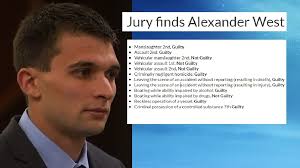 Jury finds Alexander West guilty of manslaughter, other charges in fatal  boating crash