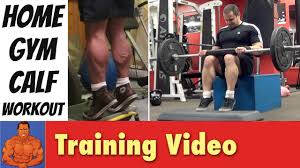 Lay a barbell across the top of your. Home Gym Calf Exercises Youtube