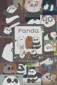 Wallpaper Aesthetic Cartoon We Bare Bears Panda Ilustrasi Karakter Kartun Beruang Panda