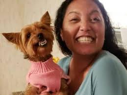 Hi, meet my sister's dog Ghostie