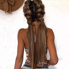 Idees Coiffure Coiffure Tendance Idees Tresses Idees Chignon Tresses Originale Belles Tresses Cheveux Nattes Penteados Cabelo Trancas