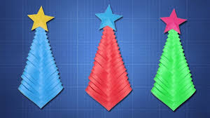 Christmas Crafts How To Make Christmas Tree With Color Paper Christmas Crafts Diy Paper Art How To Make Christmas Tree