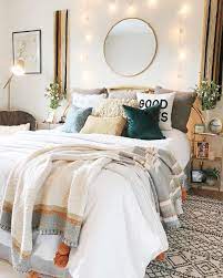 Round mirror in bedroom ideas. Pin On Bedroom Ideas