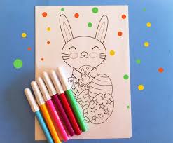 Dibujo Del Conejito De Pascua Para Descargar Y Colorear