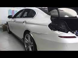 bmw 640 3m 1080 珍珠白包膜台北市全宇隔熱紙包膜 car tri car door