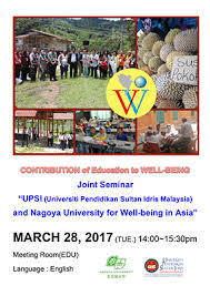 Welcome to universiti pendidikan sultan idris, malaysia. Well Being Events Seminars Symposiums Quot Upsi Universiti Pendidikan Sultan Idris Malaysia Br And Nagoya University For Well Being In Asia Quot