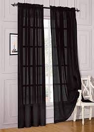 Black And Gray Curtains Walmart Sheer Curtains White Sheer Curtains Walmart Sheer Curtains On Sale Sheer Curtains Amazon Sheer Curtain With Images Sheer Window Panels Drapes Curtains Elegant Curtains