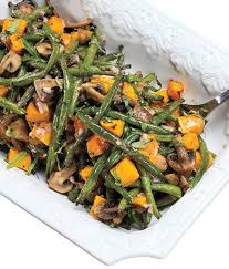 Butternut Squash Green Beans Mushrooms In Basil Shallot Vinaigrette Roche Bros Supermarkets Green Beans Healthy Squash Recipes Green Beans Side Dish