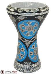 Egyptian Goblet Drum Percussion Drums Blue Black