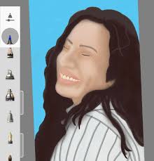 How do I get rid of hair frizz in Photoshop?