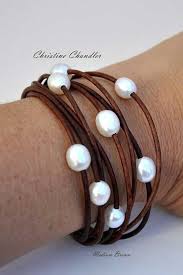 En Guzel Deri Bileklik Modelleri Pulseiras Artesanais Bracelete De Contas Brincos Artesanais