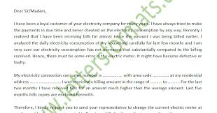 However, it is still occasionally necessary to present a formal letter to obtain information, to apply for an academic program or a job, to write a complaint letter. Faulty Electricity Meter Not Working Complaint Letter Format