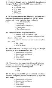 His radiocarbon dating technique is the most important development in absolute dating in archaeology and remains the main tool for dating the past 50,000 years. Solved 8 Carbon 14 Dating Is Based On The Half Life Of A Chegg Com
