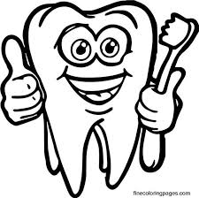The happy tooth and the dentist. 11 Best Free Printable Dental Coloring Pages For Kids