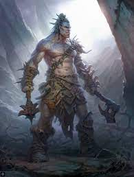 The chronicles of wind blades. Ork Berserker Illyustraciya Andreya Kuzinskogo Bestiary Us