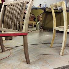 Prototype And Finished Piece In Progress There Is Actually A Chair And A Bench The Whole Custom Set Will Be Up S In 2020 Furniture Design Furniture Outdoor Decor