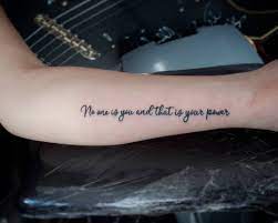 60 Inspiring Quote Tattoos That Aren T Cheesy Tattoo Quotes For Women Unique Quote Tattoos Tattoo Quotes