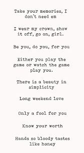 The few topics that sell in the industry / sex, drugs and money baby / check / now let's talk about topics that are known to sell / like sex, drugs and money as well. Sad Unused Song Lyrics Novocom Top