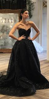 24 Black Wedding Dresses With Edgy Elegance Wedding Forward Black Wedding Gowns Black Wedding Dresses Wedding Dresses Strapless