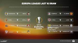 Europa League Draw 2020 21 Round Of 16 Champions League Group D Atletico Madrid Join Juventus In Last 16 The Draw For The Uefa Europa League Round Of 16 Took Place On