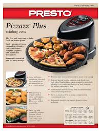 Presto Pizzazz Plus Rotating Pizza Oven 03433 Black New Sealed Nos 2003  872182673668 | Ebay