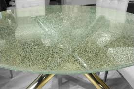 Crackle Glass Dining Table