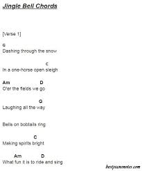 Jingle Bell Chords Christmas Chords Xmas Songs Jingle Bells