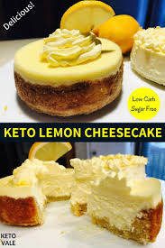 Keto Lemon Cheesecakes With Almond Crust Low Carb Sugar Free Recipe Ketovale Recipe Lemon Cheesecake Recipes Low Carb Cheesecake Low Carb Desserts