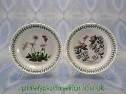 Portmeirion Botanic Garden Pair Of Side Plates Botanical Gardens Portmeirion Botanical