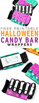 .lover will want with these printable chocolate bar wrappers for mother's day. Free Printable Halloween Candy Bar Wrappers Printable Crush