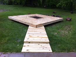 Pin By Kimberly Rickards On My Yard Deck Fire Pit Floating Deck Pallet Fire Pit