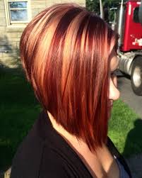 Red hair (or ginger hair) occurs naturally in one to two percent of the human population, appearing with greater frequency (two to six percent). Inverted Bob Red And Blonde Short Red Hair Red Blonde Hair Red Hair With Blonde Highlights