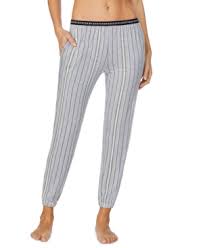 Free shipping on us orders of $75+. Dkny Cropped Knit Jogger Pajama Pants In Black Gold Stripe Modesens