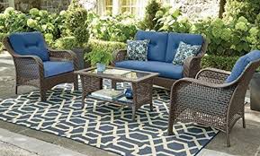 Patio Furniture Set Soft And Durable Cushioning Patiotrends Tuscany 4 Piece Conversation Conversation Set Patio Patio Furniture Sets Clearance Patio Furniture