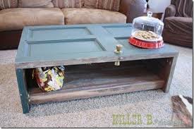 Coffee Table From Old Door Door Coffee Tables Reclaimed Doors Diy Coffee Table