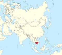 Privind cu atentie harta asiei se observa ca exista un spatiu peninsular peninsula indochina si insular arhipelagurile indonezian si filippinez intermediar intre estul si sudul continentului care se prelungeste spre australia. Cambodgia HartÄƒ In Asia Harta Cambodgia In Asia Asia De Sud Est Asia