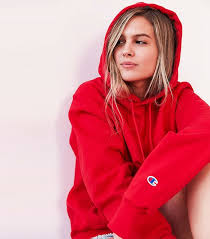Black And Red Champion Hoodie Champion Red Hoodie Champion Clothing Trendy Hoodies Hoodie Fashion