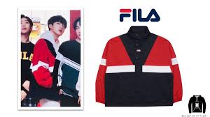 Bangtan Style Slow On Twitter Fila Korea Outlet Bts Photo Zone Jin Was Wearing Heritage Blocking Jacket 129 000 Krw 108 68 Jin Bts Twt The bts x fila saga continues! fila korea outlet bts photo zone jin