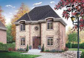 Plan 21220dr Narrow Lot European Home Plan In 2021 Narrow Lot House Plans Country Style House Plans French Country House Plans