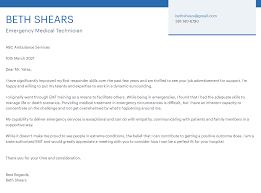 Fashion stylist cover letter example. Paramedic Cover Letter