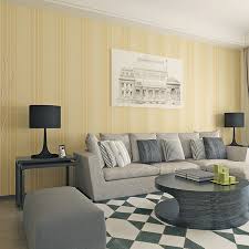 This yellow and gray wall art from blooming homestead is so simple, but so pretty! Modern Vertical Strip Home Decoration Wall Papers Grey Yellow Wallpaper Roll For Bedroom Living Room Walls Mural Contact Paper Wallpapers Aliexpress