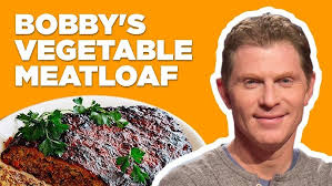 Bobby Flay Makes a Roasted Vegetable Meatloaf