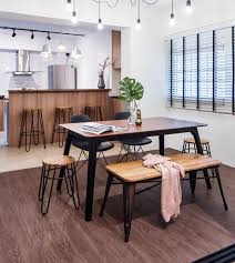 This set features a rectangular table, four armless chairs, and a dining bench. 5 Tips To Harmoniously Mix And Match Dining Room Chairs Comfort Furniture Blog